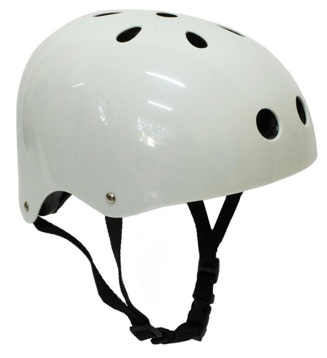 Велошлем BMX six hole -white