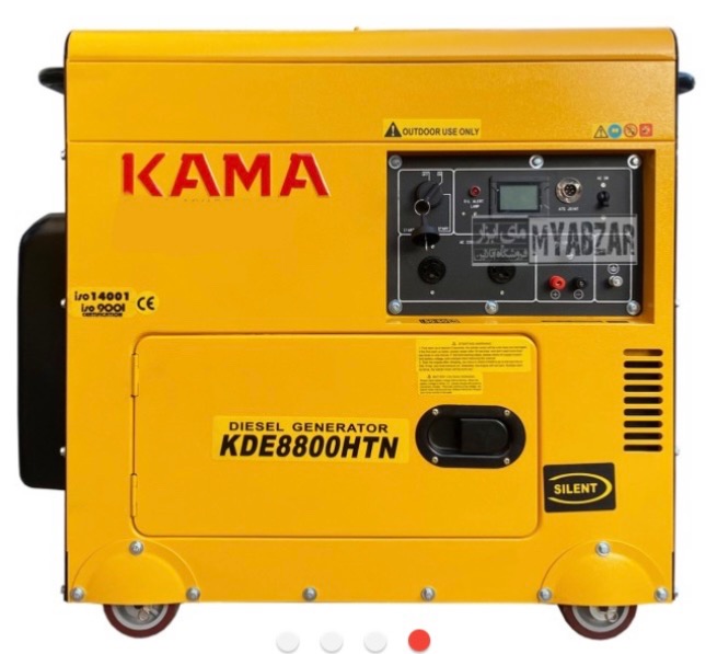 1675425988_63dcf8c406538 Дизельный генератор KAMA в кожухе 7кВт KDE8800HTN