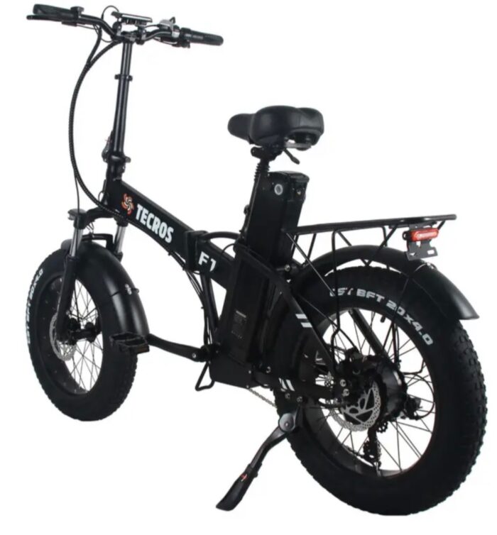 Электровелосипед фетбайк Tecros F1 48v 15ah 1000w 20" 40км/ч складной