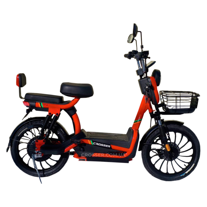 1749817704_684c19682150b Электровелосипед Crosser CR-3 600W 60V 20Ah Колеса 20*2.5 Барабанные тормоза