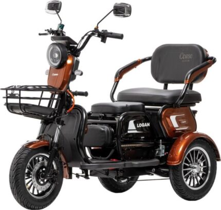 Электроскутер Corso Logan (1200W 72V/23Ah) колеса 300-10, 1 ЯЩИК АККУМ