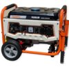 Бензиновый генератор Palmera PA350JM 2.5-2.8 кВ на колесах с ручками