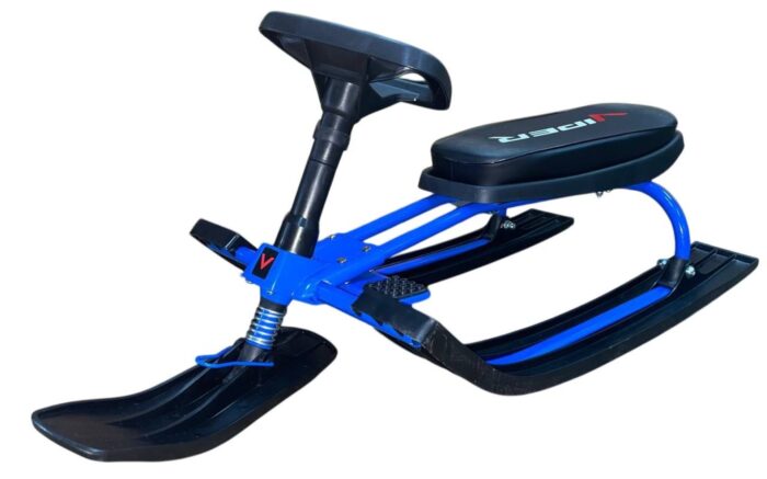 Детский снегокат Viper (MUSTANG) – синий с амортизатором.