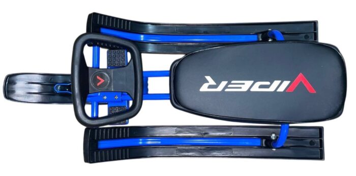 Детский снегокат Viper (MUSTANG) – синий с амортизатором.