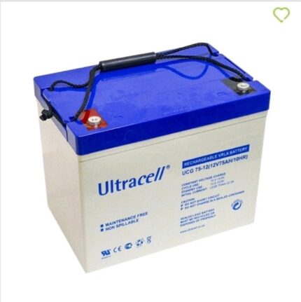 Гелевый аккумулятор Ultracell UCG75-12 12V 75Ah