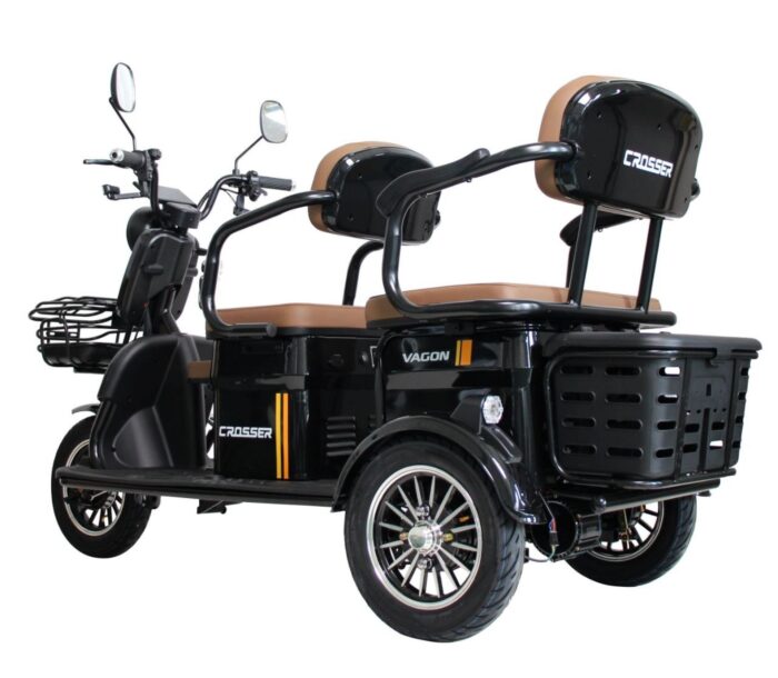 Электротрайк TR-4 VAGON Мотор 1000W, 72V 24Ah (6 АКБ графеновые)