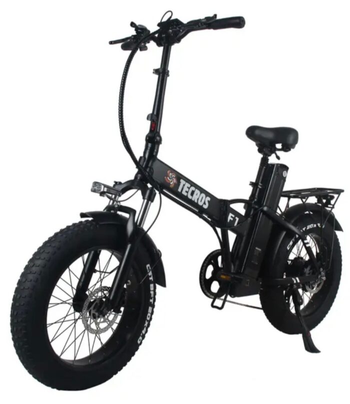 1739883530_67b4840a354a1 Электровелосипед фетбайк Tecros F1 48v 15ah 1000w 20" 40км/ч складной