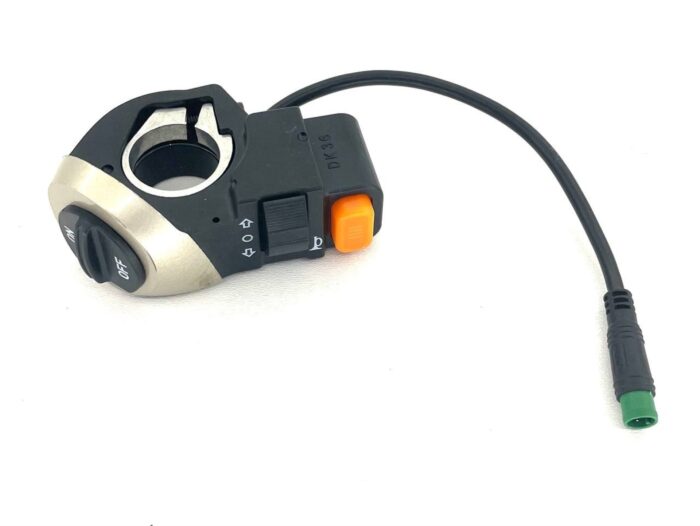 1753171297_687f4561e445b Переключатель поворотников, светлая, гудкая (Kugoo M4/pro, Crosser T4, T8, куго, кроссер)