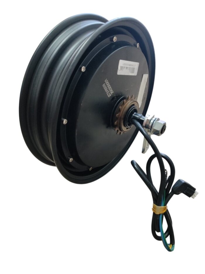 Диск задний с электромотором 60-72V 800W 70мм.+ звездочка