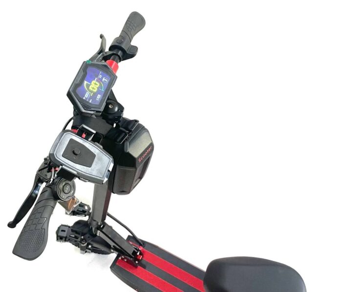 1756111857_68ac23f19fcfd Электросамокат Tesla 16000 NEW 2025 16AH 48V на 2000W с сиденьем