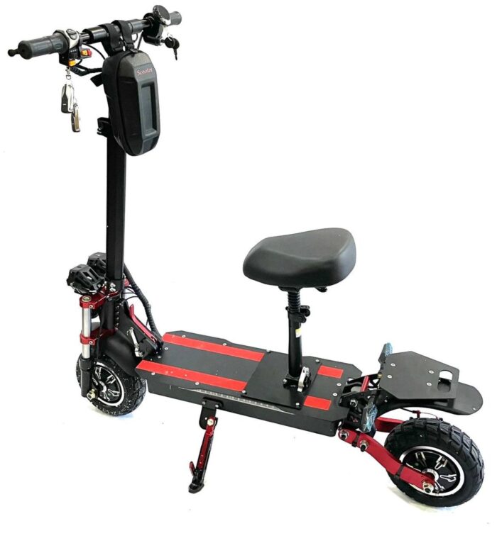 1757260761_68bdabd94a813 Электросамокат Tesla 3000 (52V 24Ah) на 2*2000W с сиденьем