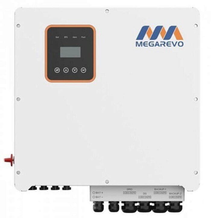 Гибридный солнечный инвертор MEGAREVO R15KH3, 15 кВА, 3-фазный, 2 MPPT, 1000 В, IP65