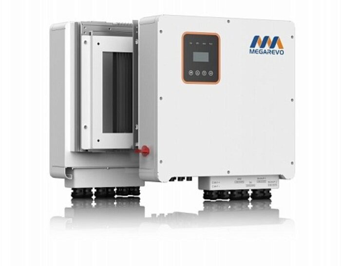 Гибридный солнечный инвертор MEGAREVO R15KH3, 15 кВА, 3-фазный, 2 MPPT, 1000 В, IP65