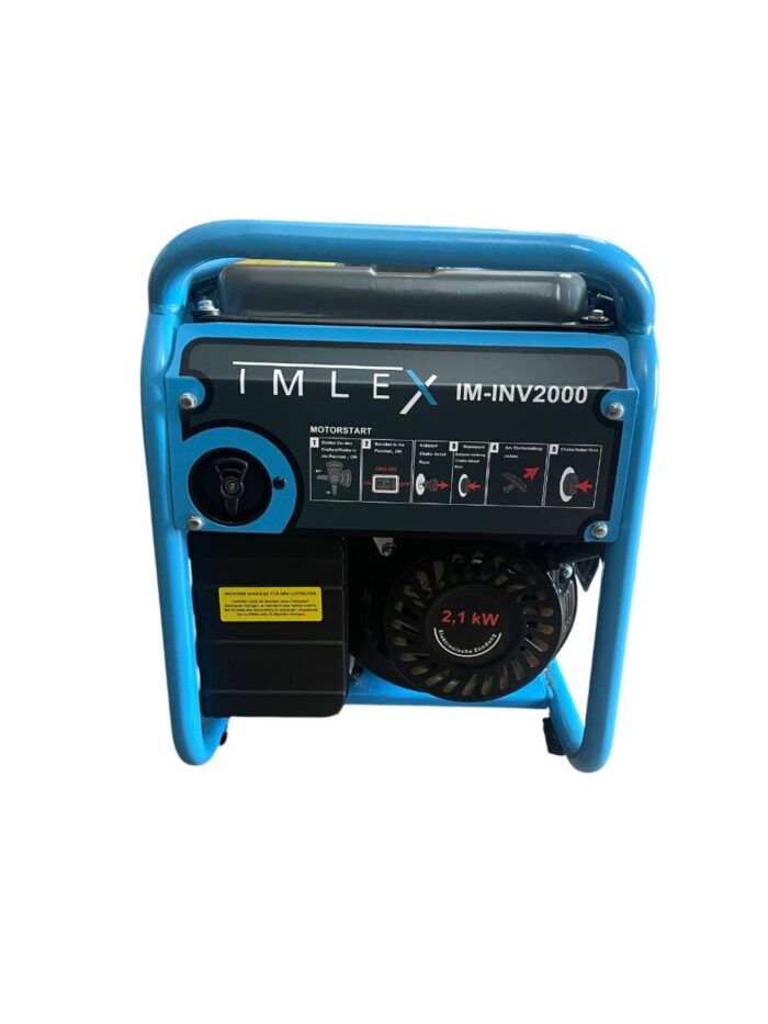 Генератор Инверторный 1.8 – 2,0 кВт IMLEX бензиновый электрогенератор IM-INV 2000 Германия