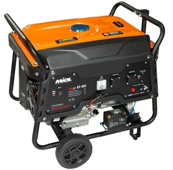 Генератор бензиново-газовый MIOL 85-400 (4,5/5,0 кВт)