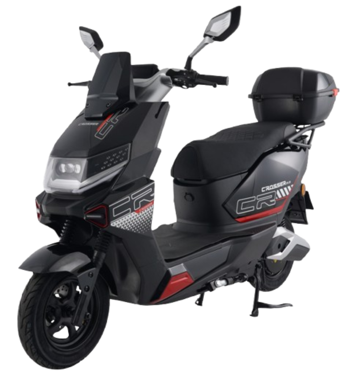1772272306_69a2bab28b4a7 Электроскутер Crosser CR-20 PRO 2500W (LiFePO4 76.8V/30AH) 2026!