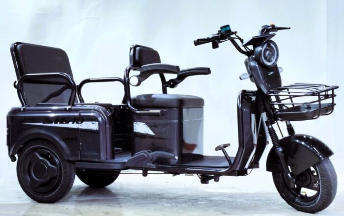 Электрический трицикл Corso "SIG-10 MAX" (двигатель 1200W, аккумулятор графеновый 72V/36Ah, колеса 300-10)