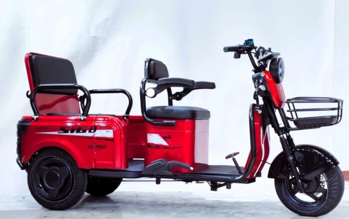 Электрический трицикл Corso "SIG-8 Pro" (двигатель 1200W, аккумулятор графеновый 72V/28Ah)