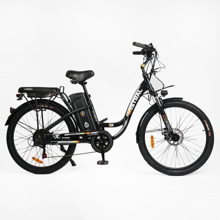 1774038263_69bdacf79ef32 Электровелосипед Corso «Mistral» 26" дюймов, алюминиевая рама, двигатель 600W, аккумулятор 48V20AH