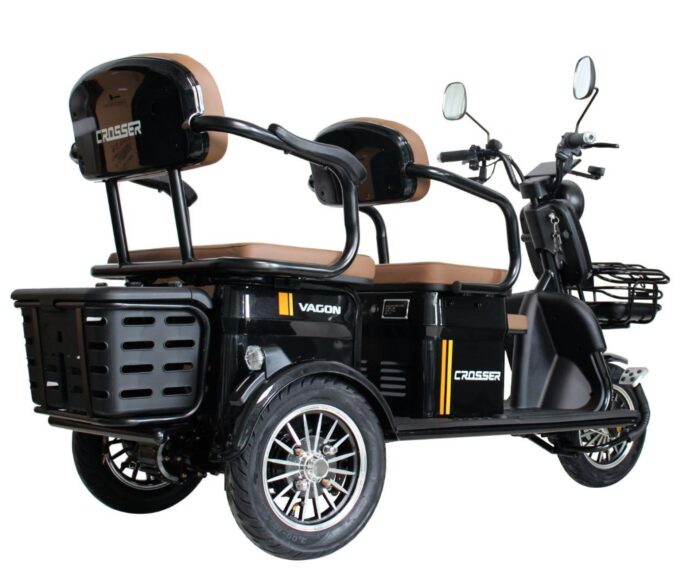 1729148947_6710b8135c066 Электротрайк TR-4 VAGON Мотор 1000W, 72V 24Ah (6 АКБ графеновые)