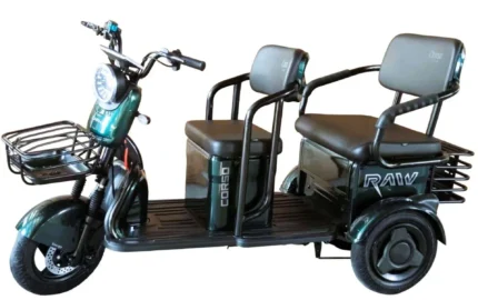 Электрический трицикл Corso «RAW Pro», двигатель 1200W, аккумулятор 72V/24Ah литий-железно-фосфатный, колеса 300-10, в коробке