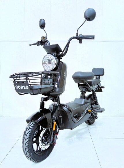 Электрический мопед Corso "Raven" двигатель 800W, аккумулятор 60V/20Ah, в коробке