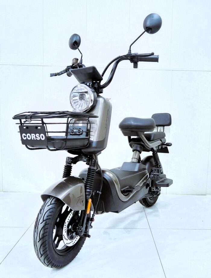 1775589420_69d5582c408b1 Электрический мопед Corso "Raven" двигатель 800W, аккумулятор 60V/20Ah, в коробке