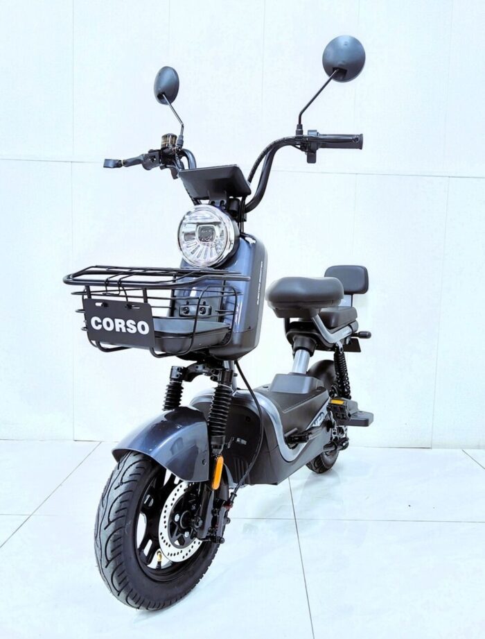 1775589422_69d5582e8da81 Электрический мопед Corso "Raven" двигатель 800W, аккумулятор 60V/20Ah, в коробке