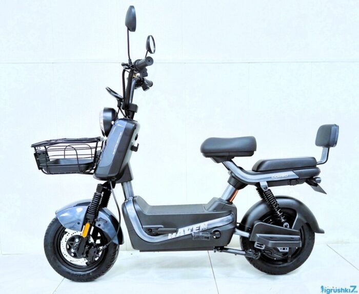 1775589422_69d5582e9caf2 Электрический мопед Corso "Raven" двигатель 800W, аккумулятор 60V/20Ah, в коробке