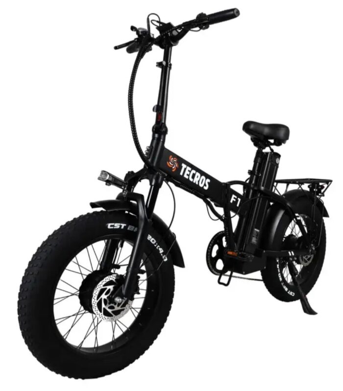 1738852478_67a4c87e265cb Электровелосипед fatbike Tecros F1 dual 48v 20ah 2 двигателя по 1000W 20" 50 км/ч складной